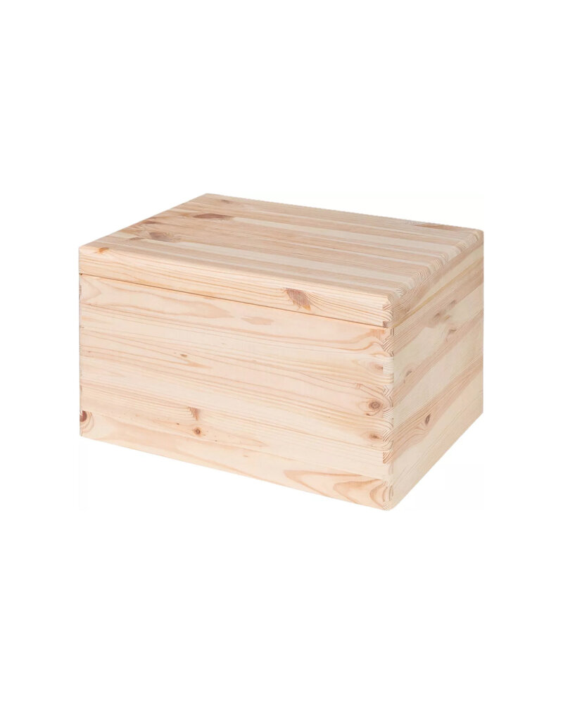 KIM MAXI houten kist volledig gesloten - 40 x 30 x 23 cm