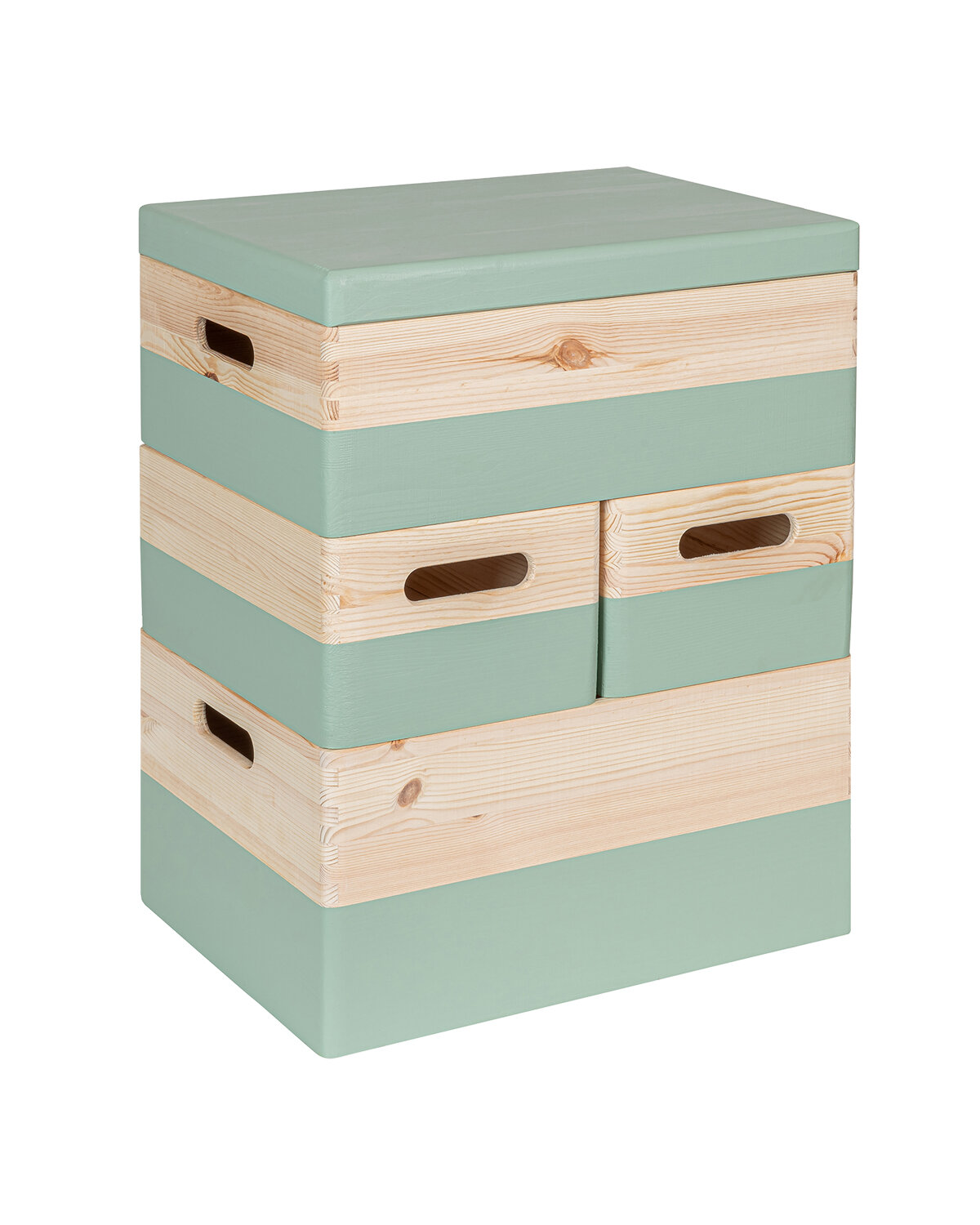 KIM Stapel set  - Tijm - 40 x 30 x 49 cm
