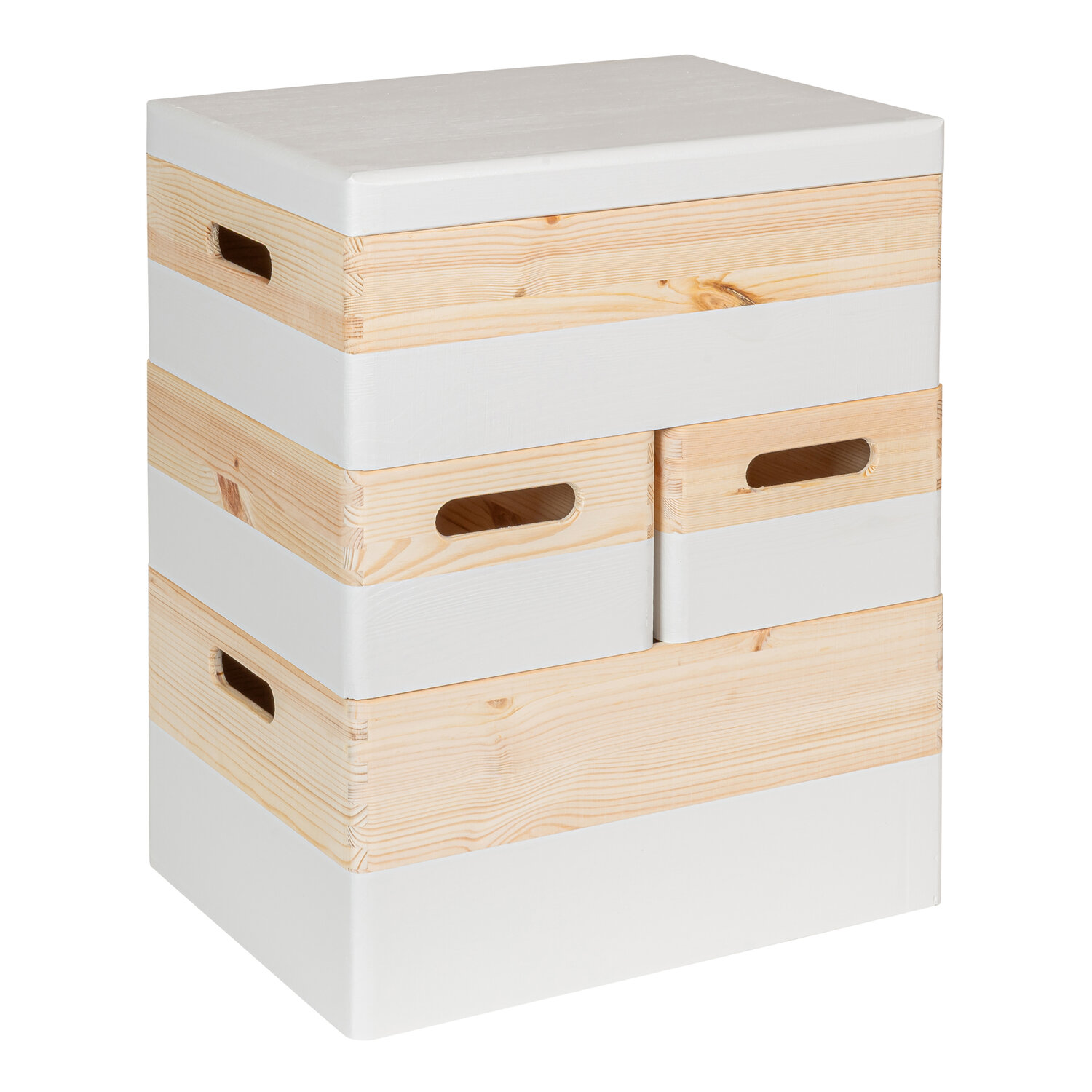 KIM kokos Stapel set  - 40 x 30 x 49 cm