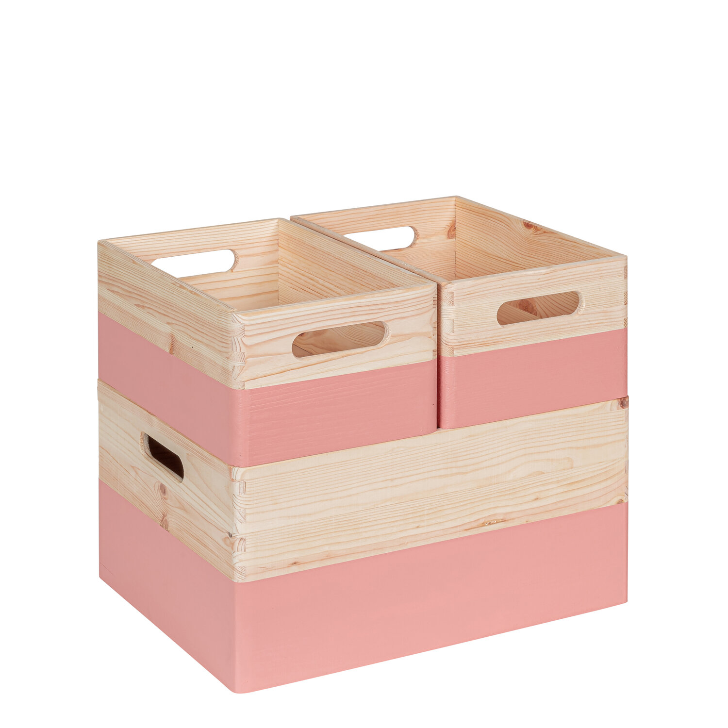 KIM Framboos Stapel set  - 40 x 30 x 49 cm