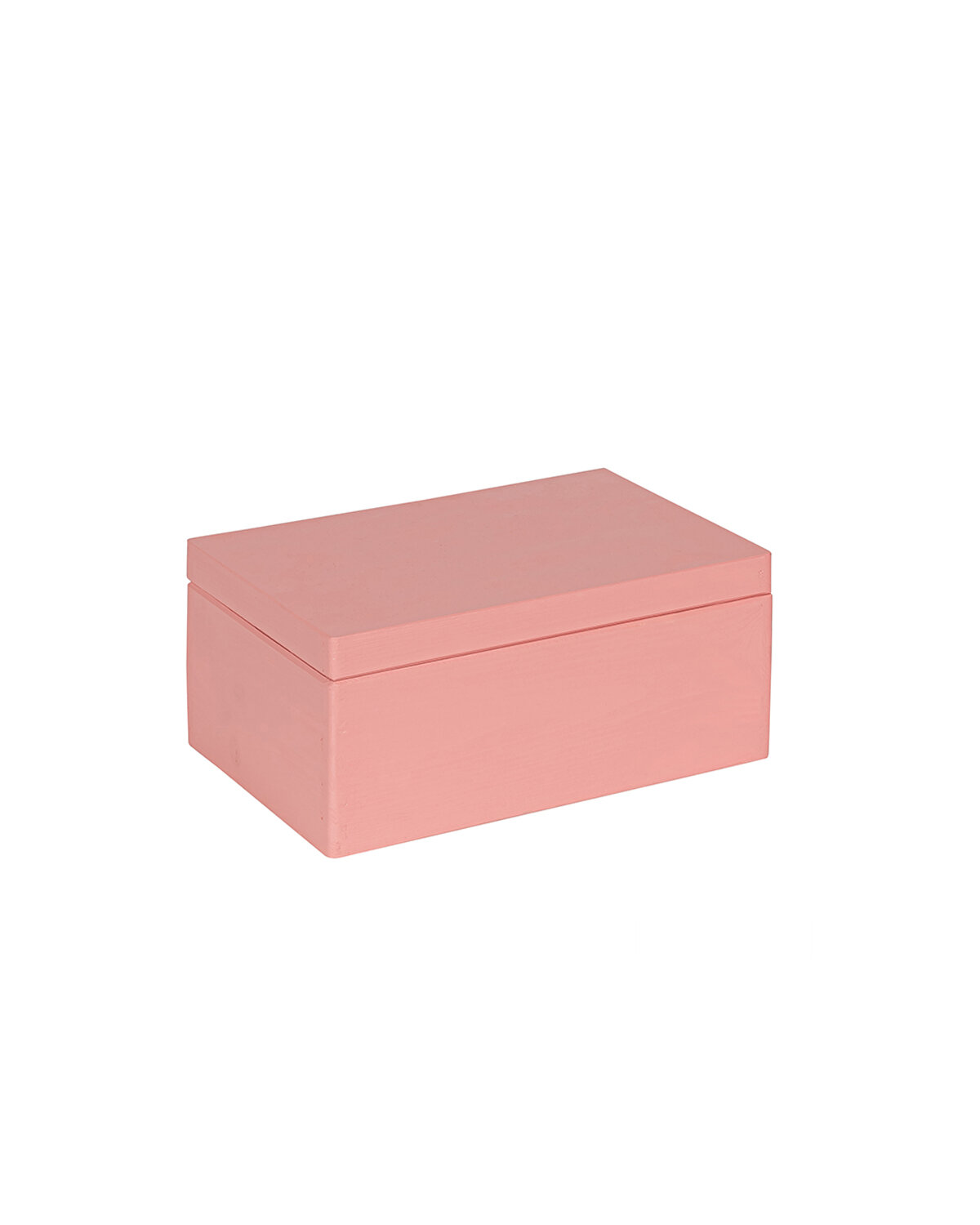 Eva mini houten kistje Framboos met klepdeksel - 30 x 20 x 13 cm