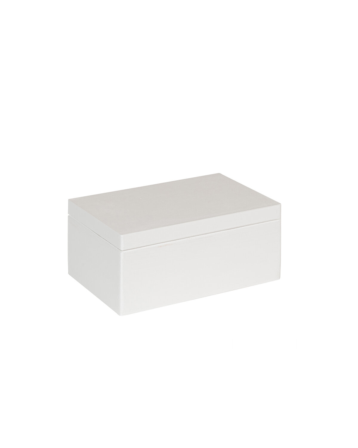 Eva mini houten kistje Kokos met klepdeksel - 30 x 20 x 13 cm