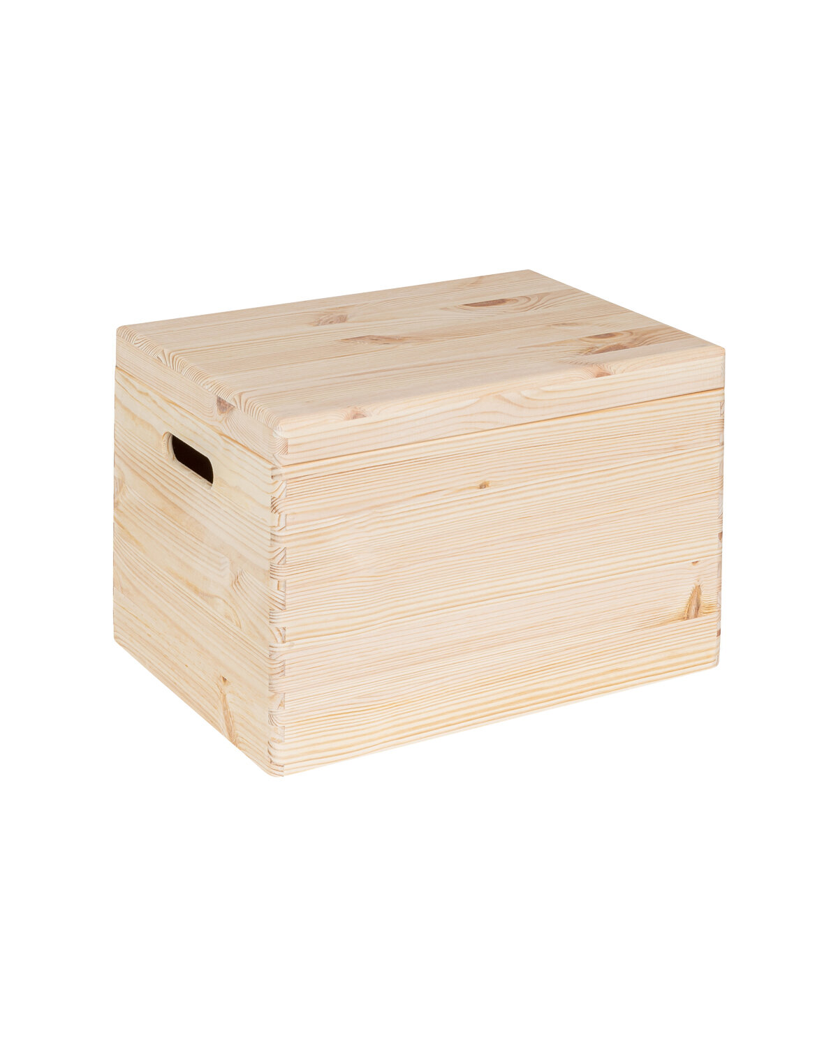 KIM Maxi XL  houten kist met klepdeksel - 40 x 30 x 26 cm