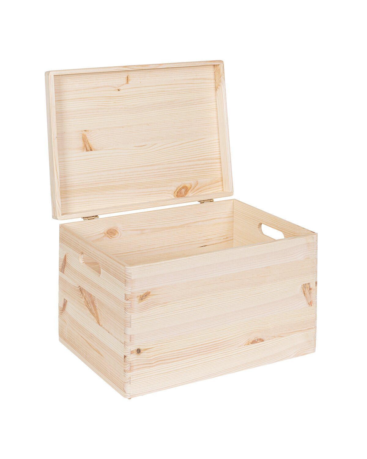 KIM Maxi XL  houten kist met klepdeksel - 40 x 30 x 26 cm