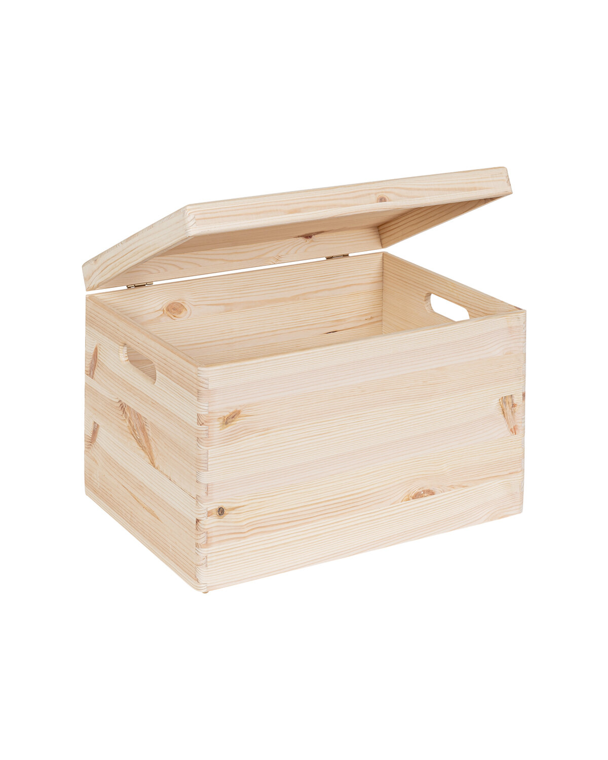 KIM Maxi XL  houten kist met klepdeksel - 40 x 30 x 26 cm