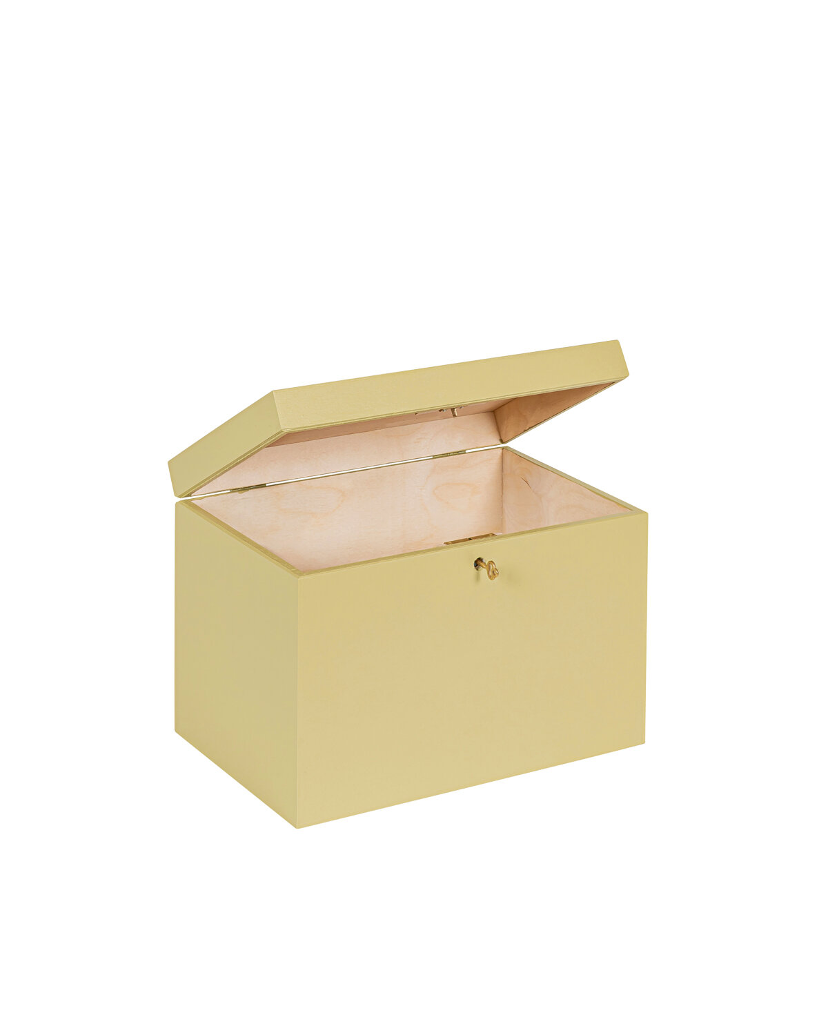 BAS enveloppenkist Pistache afsluitbaar met koperen sleutel  - 30 x 20 x 23 cm