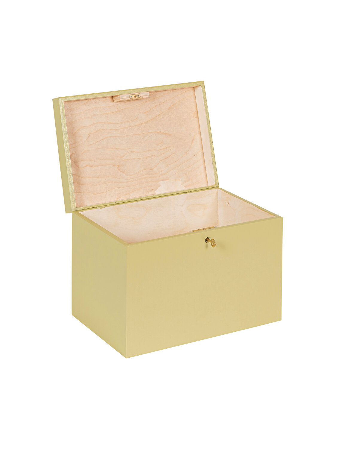 BAS kist Pistache afsluitbaar met koperen sleutel - 30 x 20 x 23 cm