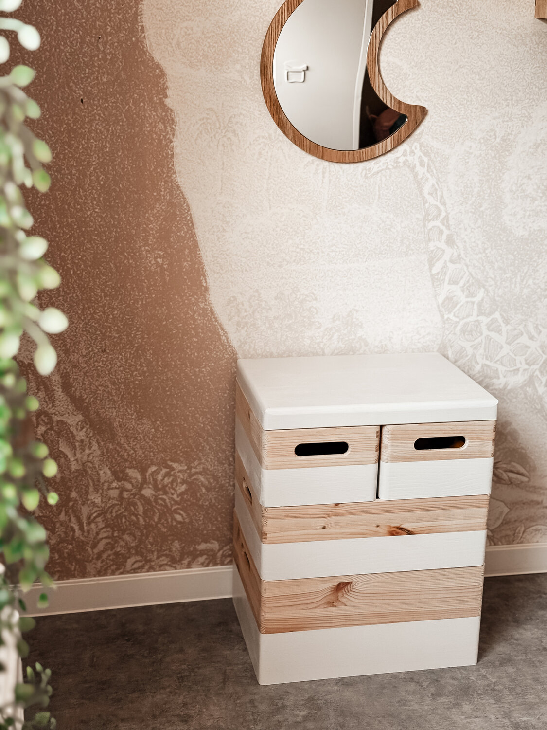 KIM kokos Stapel set  - 40 x 30 x 49 cm