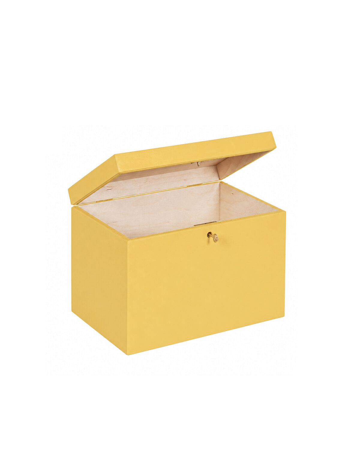 BAS enveloppenkist met slot Boterbloem - met koperen sleutel  | 29 x 20 x 21cm
