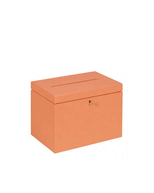 BAS enveloppenkist met slot Toffee - met koperen sleutel  | 29 x 20 x 21 cm