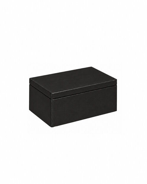 Eva mini houten kist Toffee kleur met klepdeksel - 30 x 20 x 13 cm