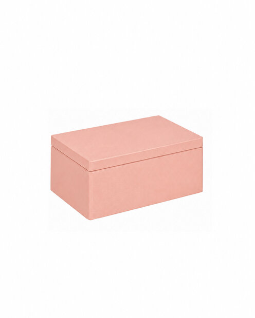 Eva mini houten kistje framboos met klepdeksel - 30 x 20 x 13 cm